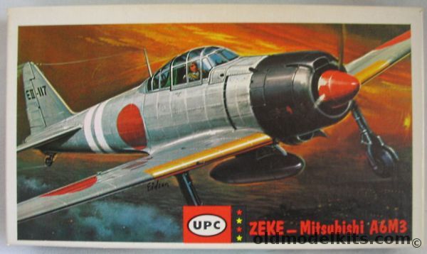 UPC 1/70 Mitsubishi A6M3 Zeke Zero - (ex-Fujimi), 8018-49 plastic model kit